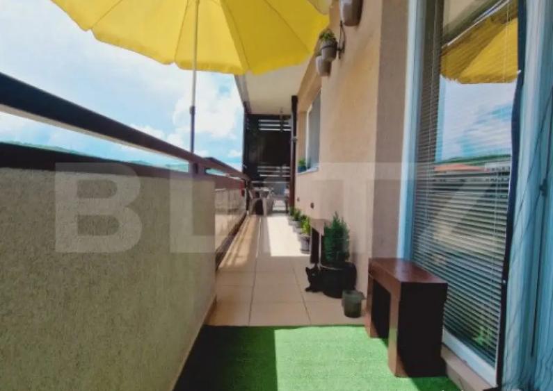 Apartament 2 camere, 51mp, finisat modern, balcon 15mp, zona - 18