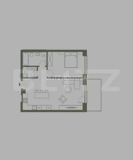 COMISION 0 ! Apartament 2 camere, etaj intermediar, Semicentral