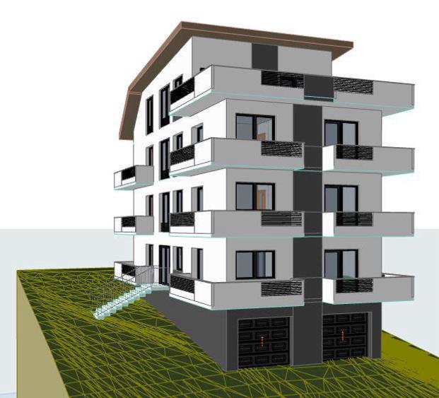 Vanzare teren cu autorizatie bloc 7 apartamente - Rediu - 1