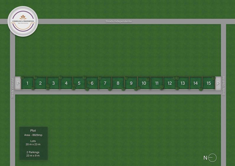 Parcela cu 15 loturi de 460mp, drum privat in zona Independentei, Buftea - 3