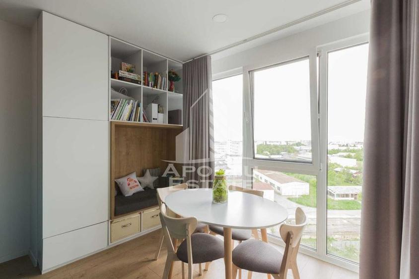 Apartament cu 2 camere semidecomandat, mobilat în Soarelui