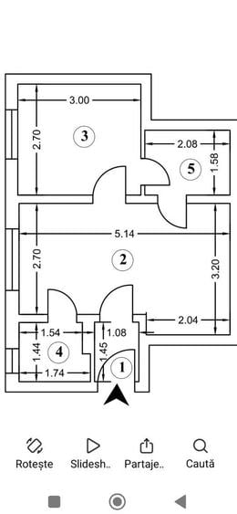 Apartament cu doua camere - 1