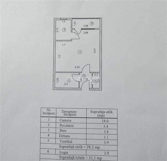 Vanzare Garsoniera decomandata sector 3