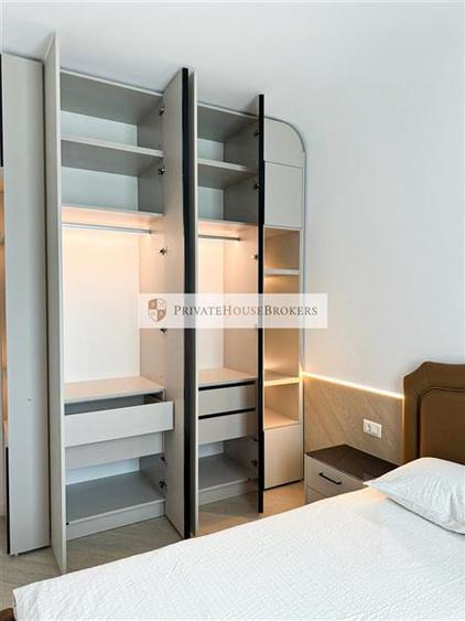 Apartament cu 2 camere semidecomandat, mobilat în Pipera