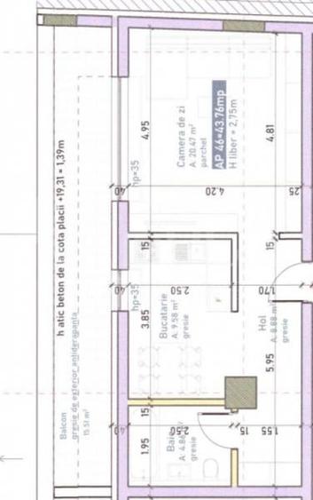 Apartament o camera de vanzare in Marasti, Cluj Napoca - 1