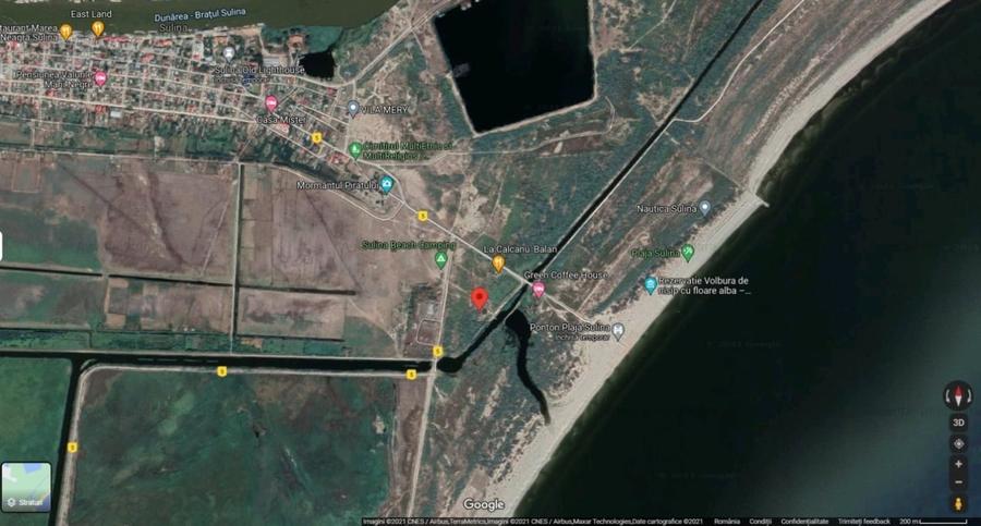 Teren Sulina - Pozitie Excelenta - 380V + apa curenta - 1