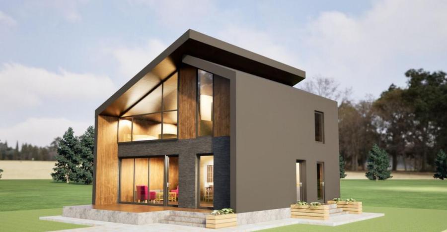 Casa noua P+E, 115 mp, teren 900 mp, langa de Vatra Dornei - 1