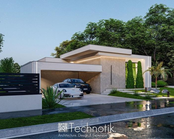 Arhitectura Moderna - Eleganta Pe un Singur Nivel - Luxury - 1