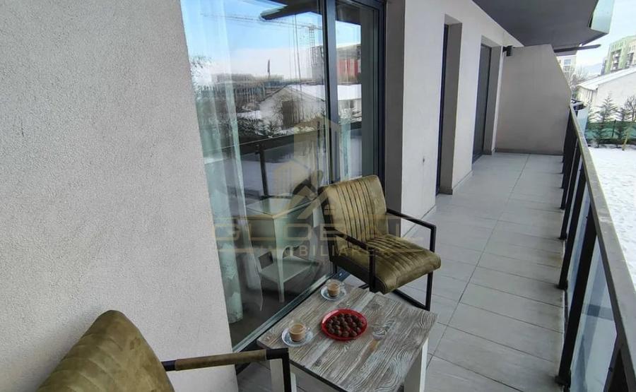 2 camere ,decomandat, 54 mp, parcare, terasa, zona Grand Park , Sopor - 8