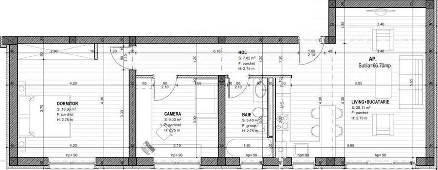 GRADINA 50 mp. Aproape de Zone2 si Mega Image. Decomandat. - 5