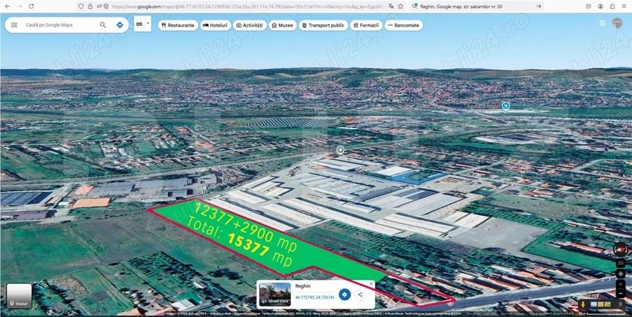 Teren Construcții intravilan de 15377 mp, în Reghin