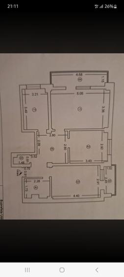 Apartament cu 3 camere decomandat în Central
