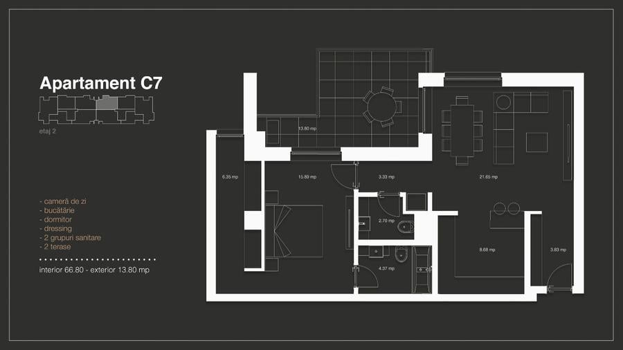 5 Apartamente noi cu 2 camere in proiectul www.cchomes.ro Iancu Nicolae/Pipera - 9