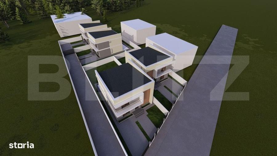 Case individuale P + E la cheie, 135 mpu, 300 mp teren, zona Catargiu - 9