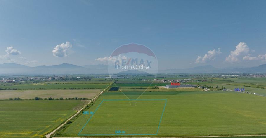 Teren industrial de vanzare DN13, Brasov