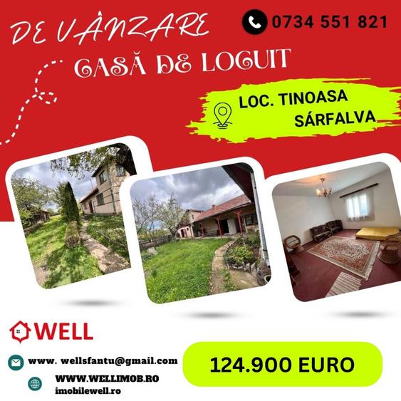 De vânzare casă familială în Tinoasa, la 4 km de Târgu Secuiesc! - 1