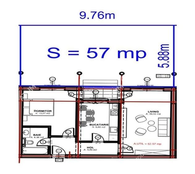 Apartament cu 2 camere decomandate si gradina proprie zona Dna Stanca - 7