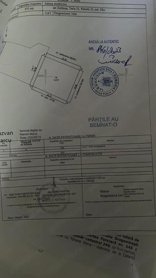 Vand teren intravilan Zurbaua,Dragomiresti vale - 1