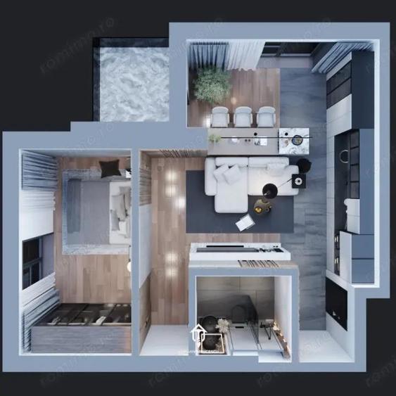 DIRECT DE LA DEZVOLTATOR | Apartament cu doua camere | 0% Comision - 10