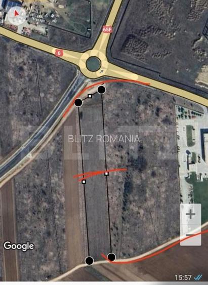 Teren intravilan, 13.025 mp, 40mp deschidere zona Carcea Teren intravilan, 13.025 mp, 40mp deschidere zona Carcea