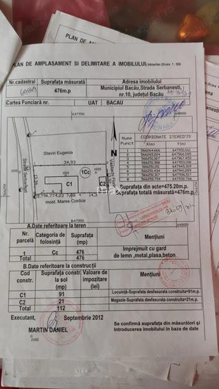 Vand casa ?i teren in Bacau