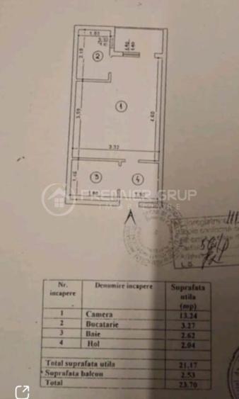 Garsonieră cu centrală proprie 24mp - Alexandru cel Bun - 7