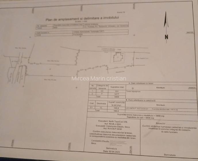 De vanzare casa +teren relati la t