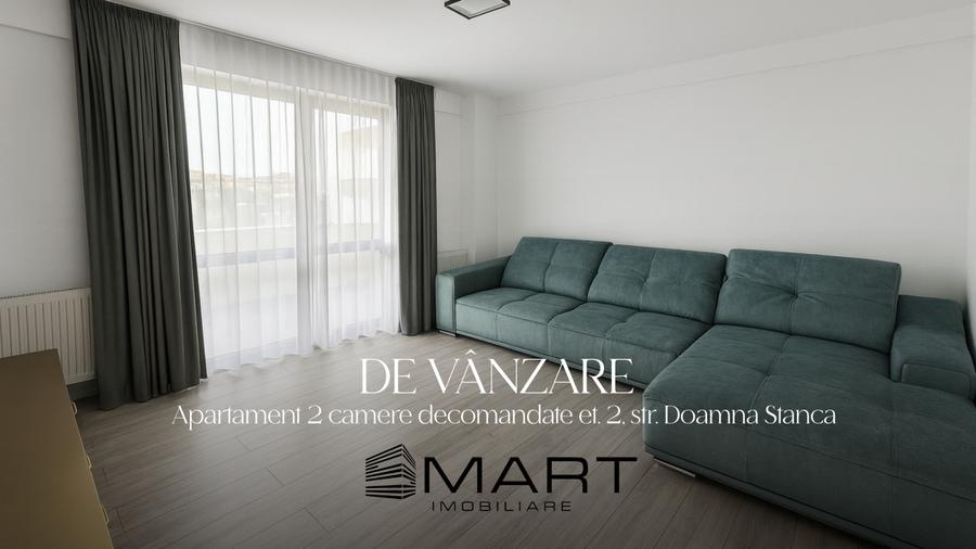 Apartament bloc nou,2 camere, etaj 2 cu lift,  loc de parcare zona Doamna Stanca - 1