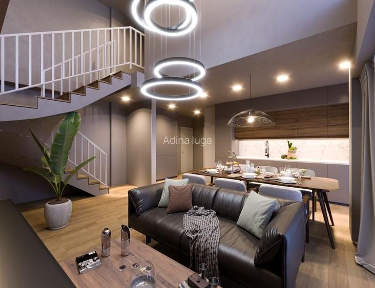 Duplex modern, pe malul Lacului Plumbuita – curte individuala 77 mp