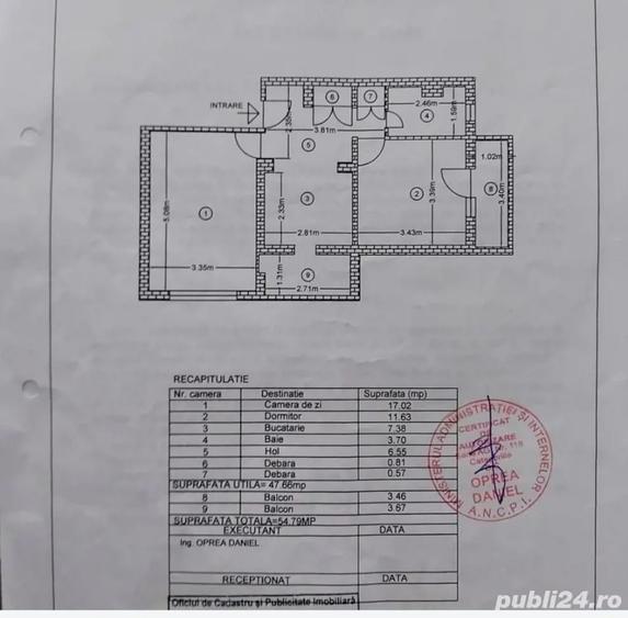 Vand apartament 2 camere, Pitesti, zona Spital Pediatrie - 7