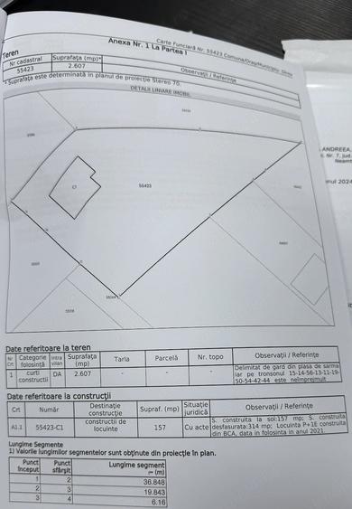 Proprietate cu poten?ial deosebit teren 2.607 mp + casa P+1, acces direct din DN15 Calea Romanului - 6