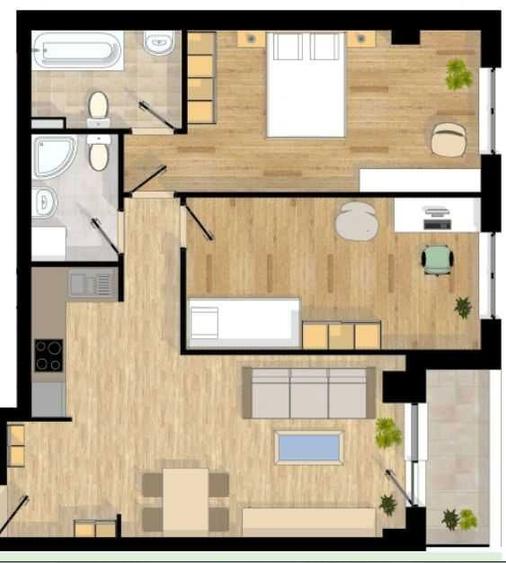 Proprietar vand apartament 3 camere,Iris, Oasului 86-90 + 2 parcari - 7