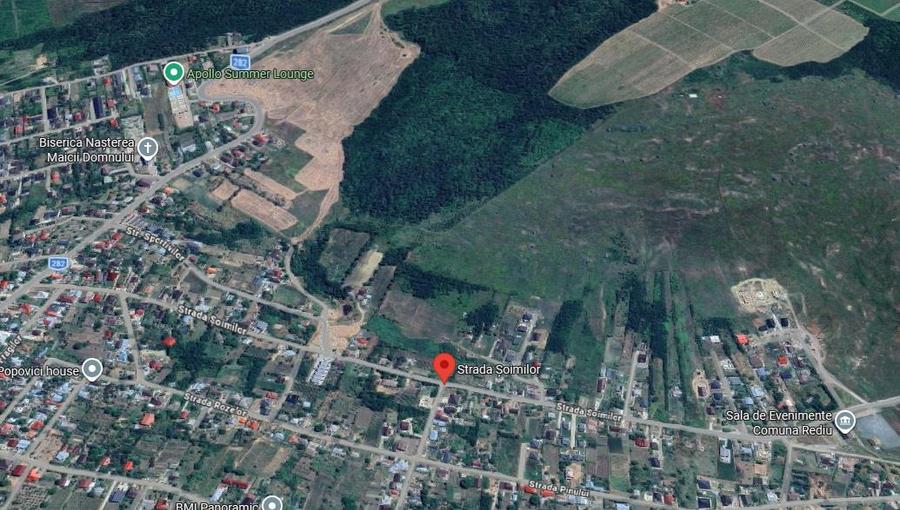 Breazu  Rediu TEREN 1145mp cu casa Batraneasca la asfalt cu utilitati - 1