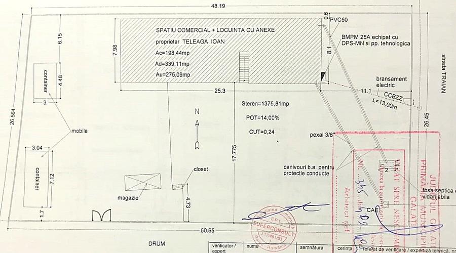 Spatiu Comercial 275 mp + Teren 1310 mp | Str. Traian - zona Metro - 3