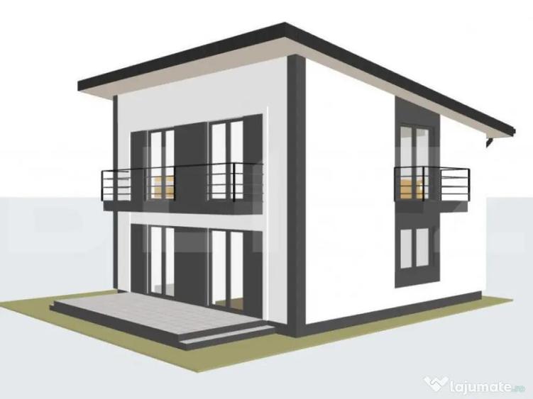 Casa de vanzare 4 camere, 109 mp, 450 mp teren,Valea Lupului - 9