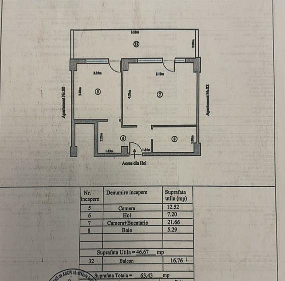 Apartament modern, spațios – Zona Campus, Constanța - 15