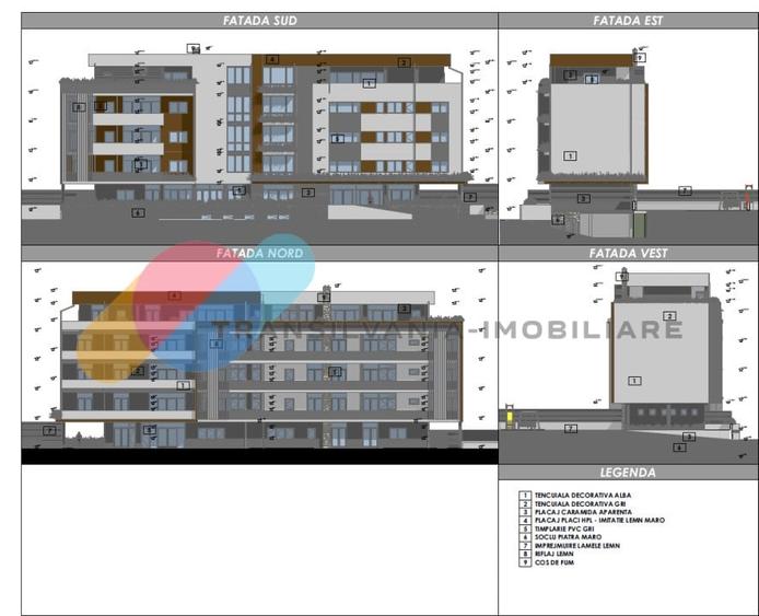 Teren de bloc ,1464mp PUD la HCL Manastur - 1
