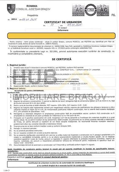 Oportunitate Investitie | Teren Pestera | 2.090mp | Utilitati Gaz/Curent | PUZ - 12
