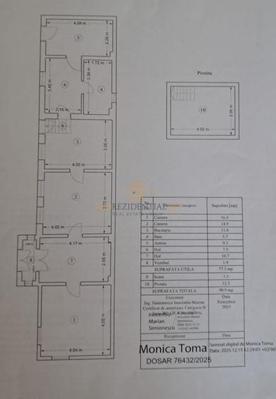 Casa cu 3 camere, teren 288 mp, metrou Eroii Revolutiei - 5