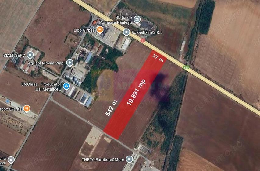 Teren extravilan de vanzare DN1 Paulesti (zona Movila Vulpii) - 1