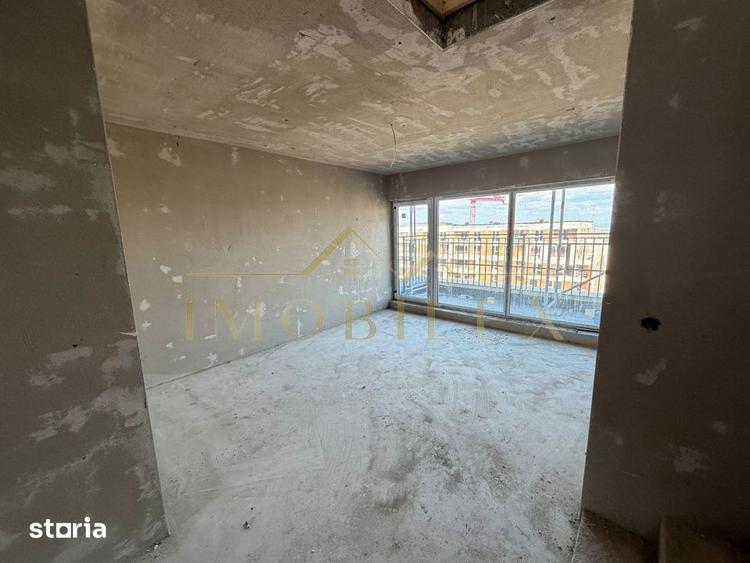 Apartament semifinisat 2 camere , 60mp, terasa, zona Sopor - 15