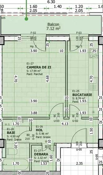 Apartament 1 camera, Pacurari, bloc 2026 - 4