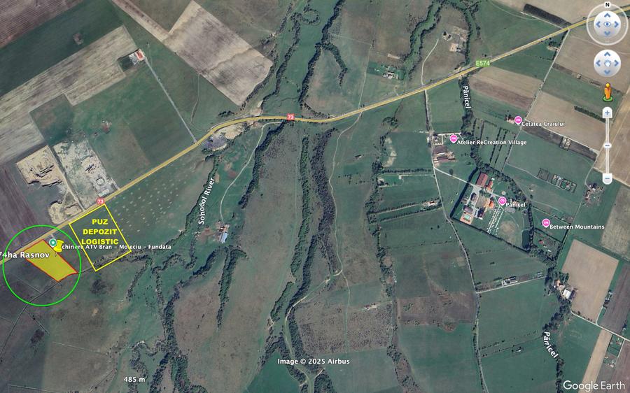 17400mp Rasnov, deschidere 110m asfalt DN73, proximitate nod rutier A3 - 2