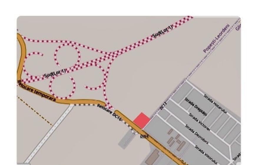 Teren Intravilan | A0-Popesti Leordeni | L1C UTR | deschidere 150m | 23.000 mp - 2