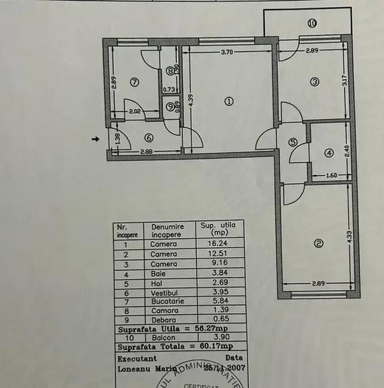 Apartament 3 camere renovat si mobilat lux  Calea Grivitei/Titulescu - 13