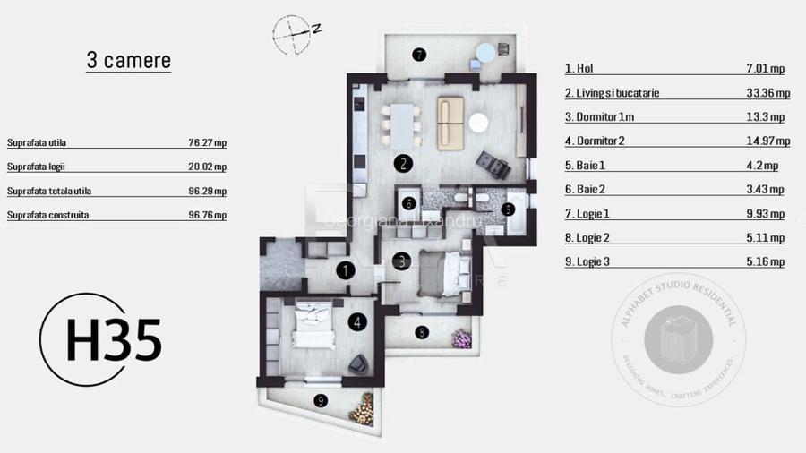 DEZVOLTATOR apartament de 3 camere in zona Doamna Ghica DEZVOLTATOR apartament de 3 camere in zona Doamna Ghica