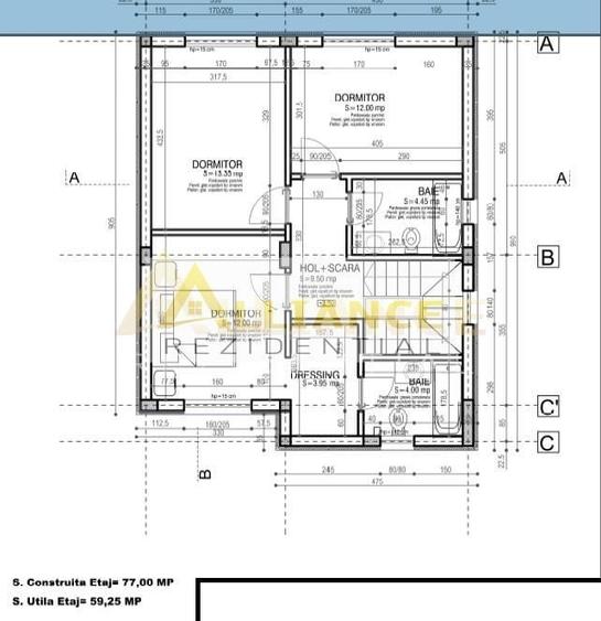 Casă individuală cu 5 camere cu Canalizare în Central