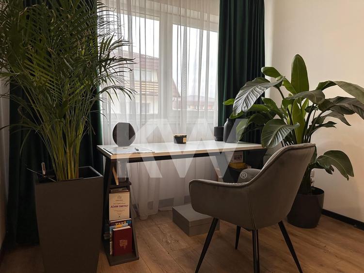 Apartament cu 2 camere semidecomandat, mobilat în Sânpetru