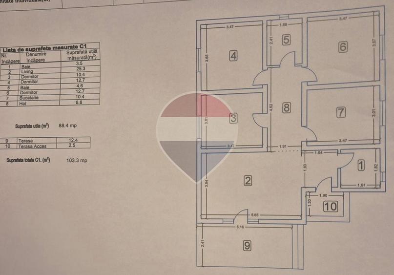 Casă individuală cu 4 camere cu Teren 402 Mp în Clinceni
