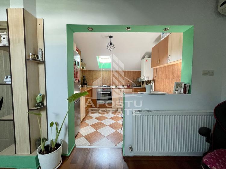 Apartament cu 2 camere semidecomandat, mobilat în Steaua